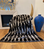 Load image into Gallery viewer, Chinchilla Fur Blanket - Chinchilla Fur Throw Cashmere
