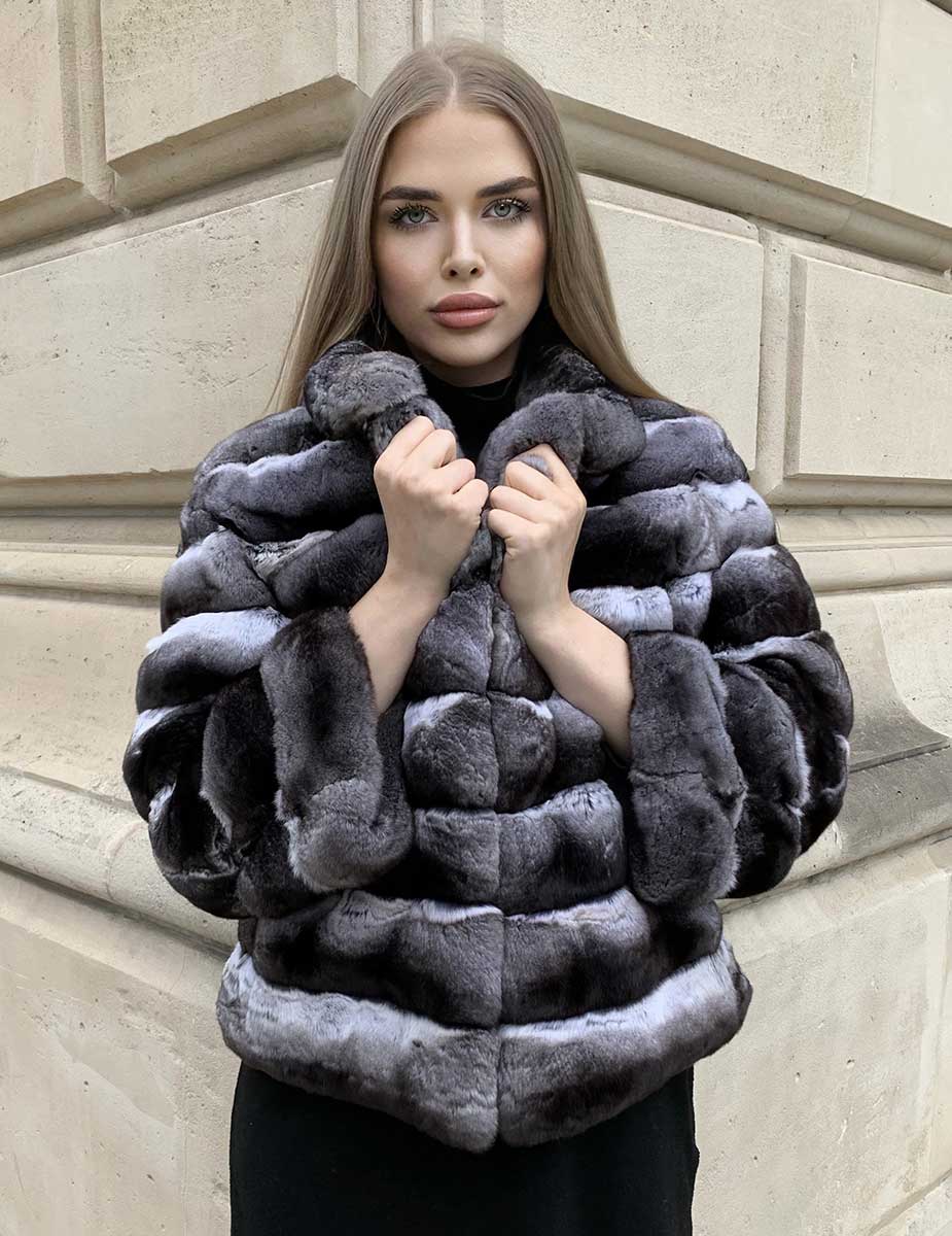 CRAZY IN LOVE WITH CHINCHILLA FUR COATS 