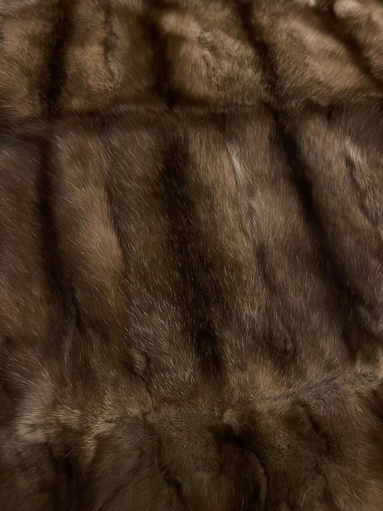 Sable Fur Blanket / Throw with Cashmere