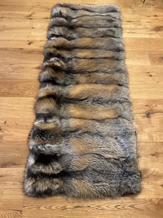 Fur luxury Interior Fox Throw